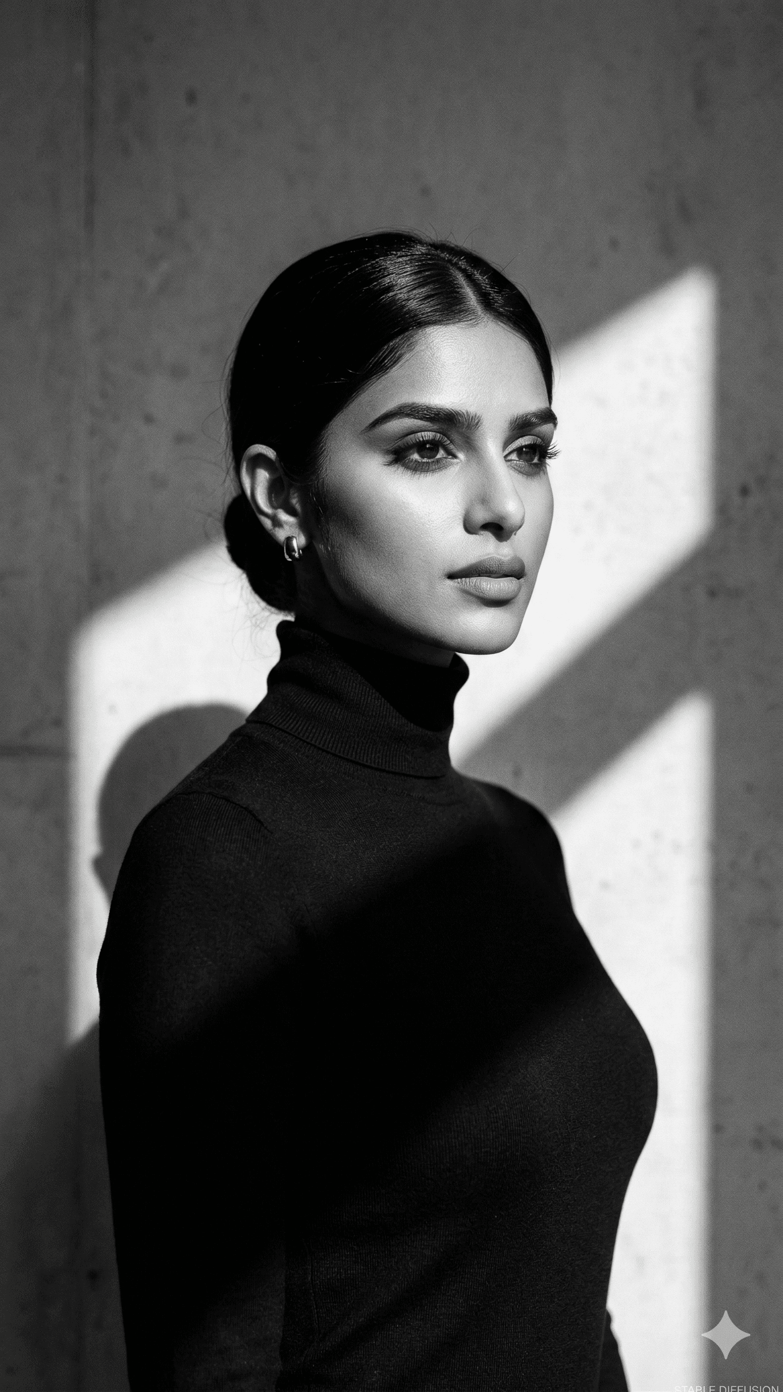 Elegant Black Turtleneck