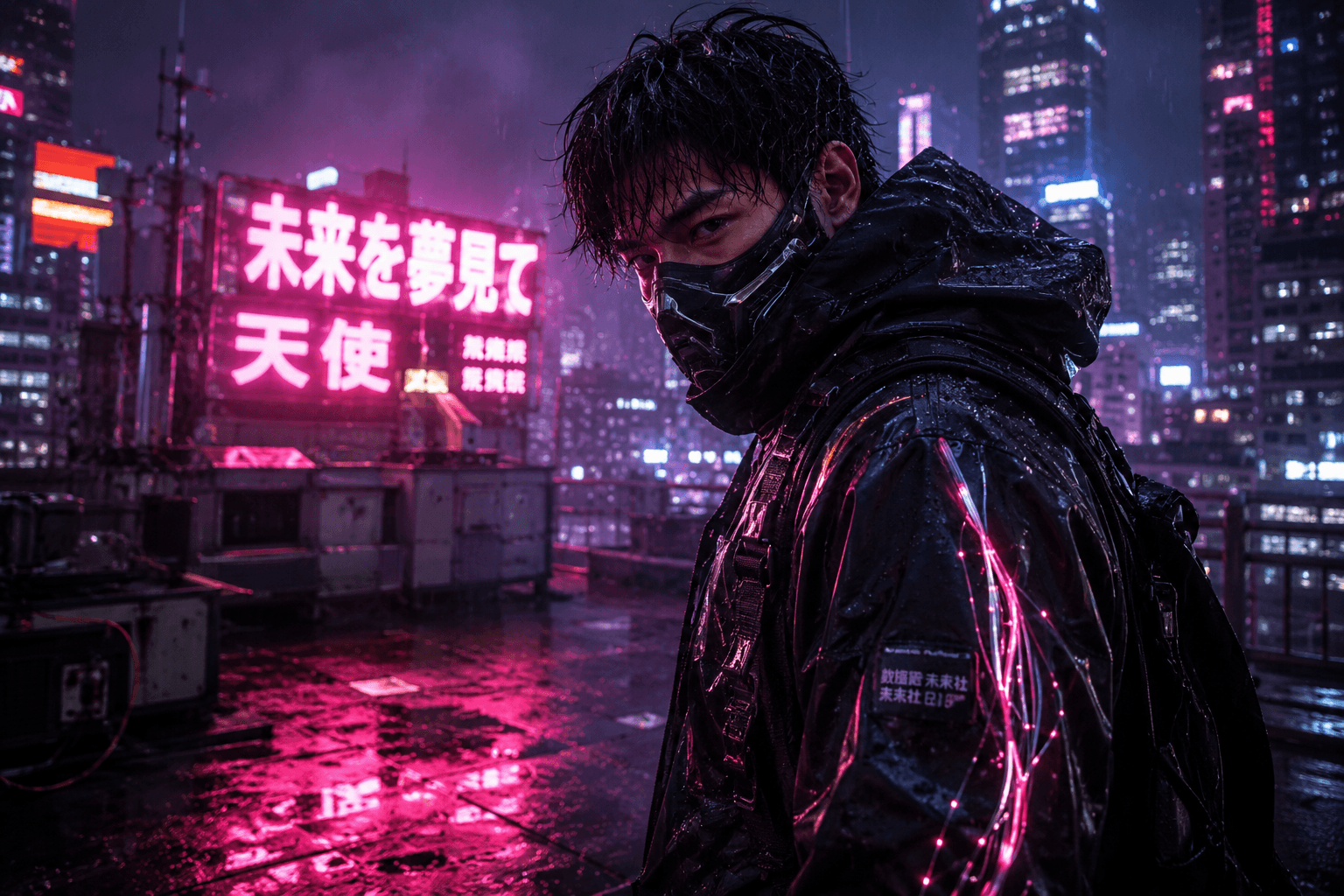 Tokyo Cybernetic Techwear Night